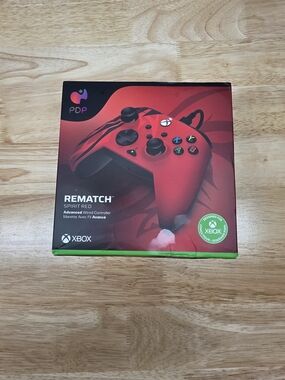 PDP Rematch Wired Controller in Red and Black